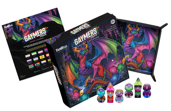 FanRoll Dice: Gaymers Pride Dice Advent Calendar LIC1013